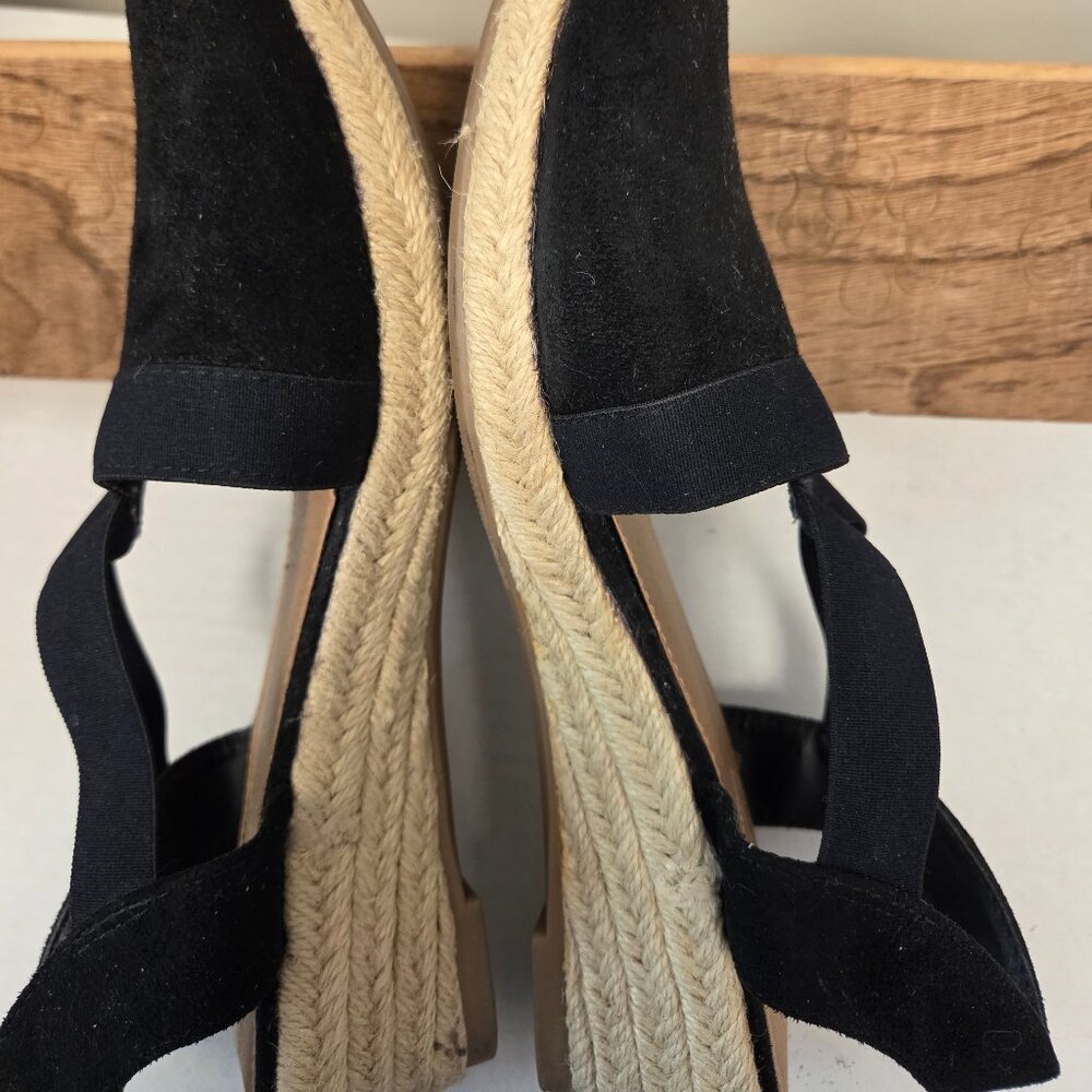 Comfortview Womens The Elodie Espadrille Shoe. Black 8.5 WW - Picture 6 of 7